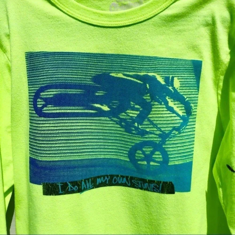 OshKosh B’gosh Neon Yellow long sleeve shirt - Super Cute!